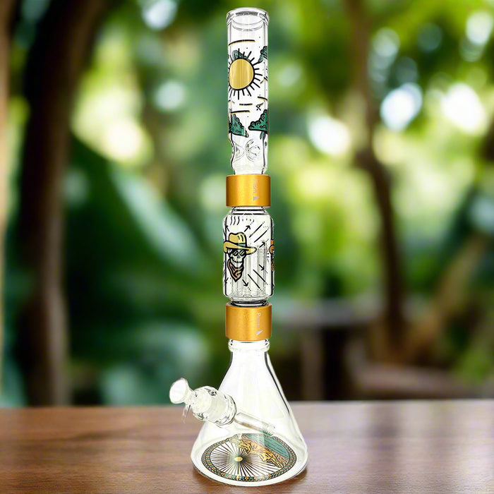 Desert Dream'N Beaker Double Stack Bong - Olde Smoke Shop
