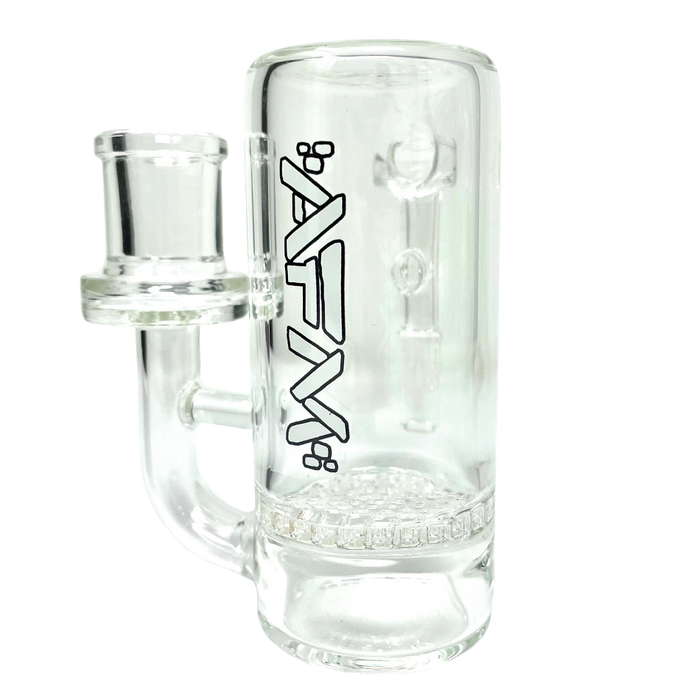 4" AFM Honeycomb Perc Glass Ash-Catcher - Olde Smoke Shop