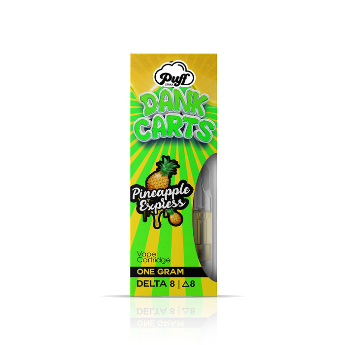 Delta-8 Dank Carts Vape Cartridge: Pineapple Express