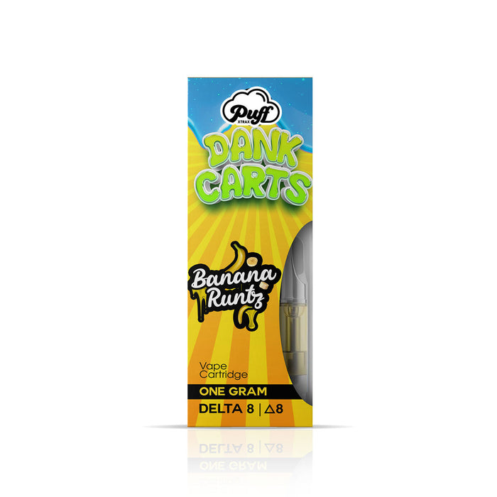 Delta-8 Dank Carts Vape Cartridge: Banana Runtz