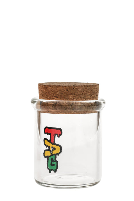 TAG - 3.25" Glass Jar with Cork Top (65x5MM) - Olde Smoke Shop