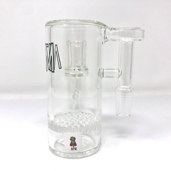 4" AFM Honeycomb Perc Glass Ash-Catcher - Olde Smoke Shop