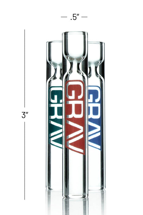 GRAV® 12mm Clear Taster® - Pack of 10