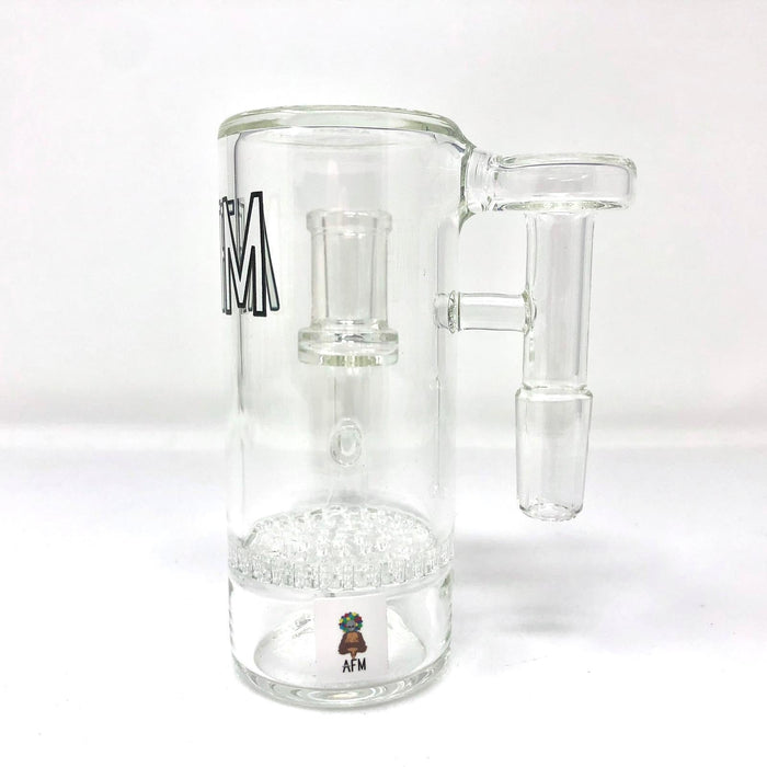 4" AFM Honeycomb Perc Glass Ash-Catcher - Olde Smoke Shop