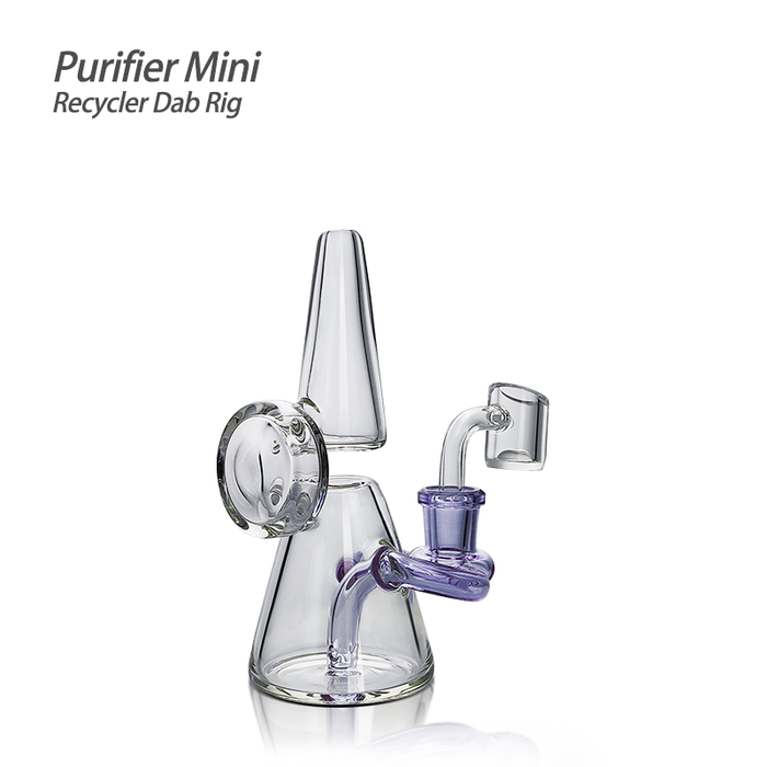 Waxmaid 5.12″ Purifier Mini Recycler Dab Rig