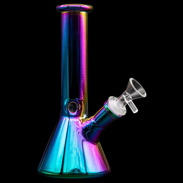 Glassic Iridescent Rainbow Beaker Bong