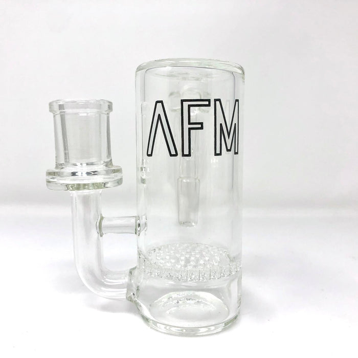 4" AFM Honeycomb Perc Glass Ash-Catcher - Olde Smoke Shop