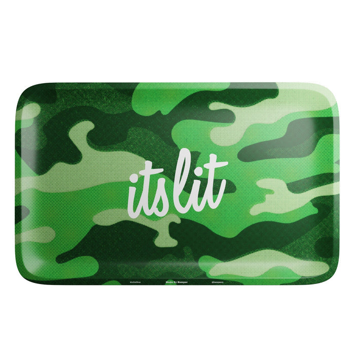 HEMPER  - It's Lit Light Green Camo Rolling Tray