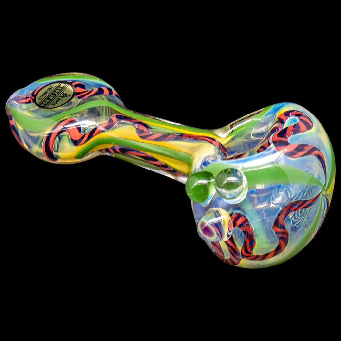 "Candy Spoon" Inside-Out Color Changing Glass Pipe