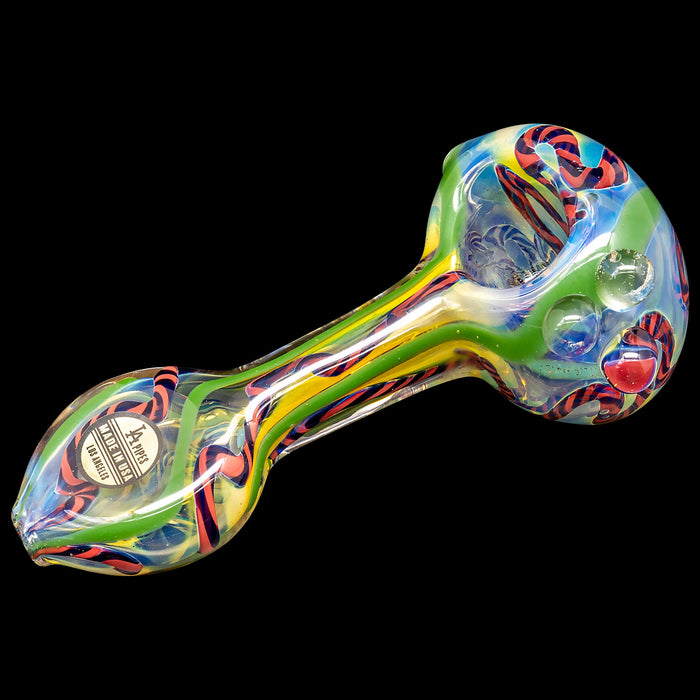 "Candy Spoon" Inside-Out Color Changing Glass Pipe