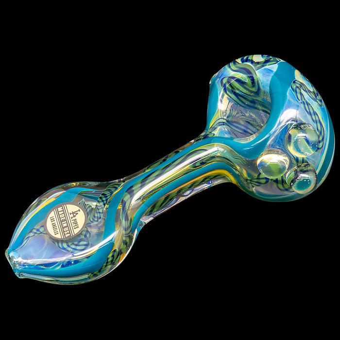 "Candy Spoon" Inside-Out Color Changing Glass Pipe