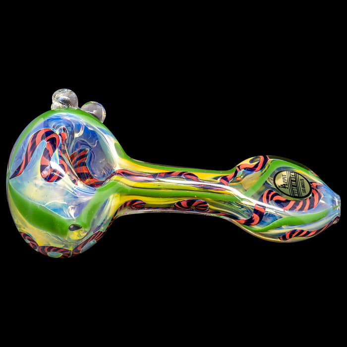 "Candy Spoon" Inside-Out Color Changing Glass Pipe