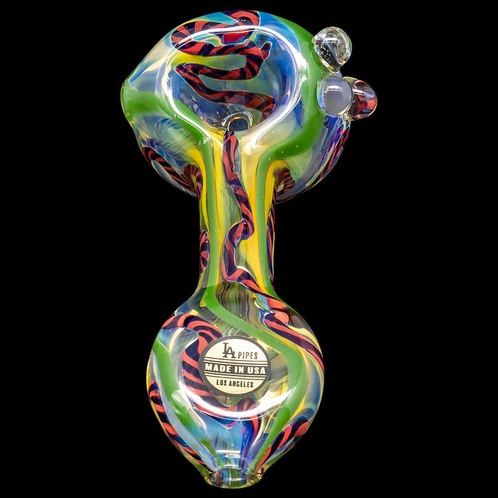 "Candy Spoon" Inside-Out Color Changing Glass Pipe