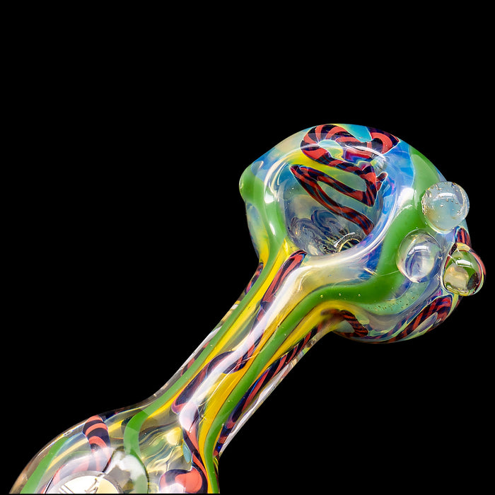 "Candy Spoon" Inside-Out Color Changing Glass Pipe