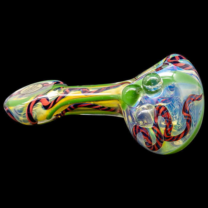 "Candy Spoon" Inside-Out Color Changing Glass Pipe