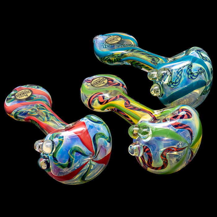 "Candy Spoon" Inside-Out Color Changing Glass Pipe