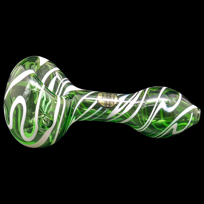 "Warped Space" Color Glass Hand-Pipe