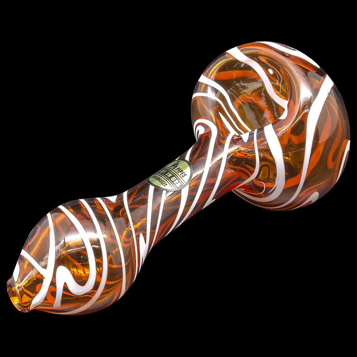 "Warped Space" Color Glass Hand-Pipe