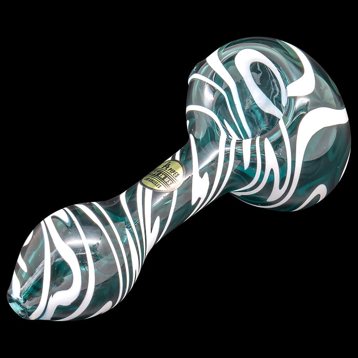 "Warped Space" Color Glass Hand-Pipe