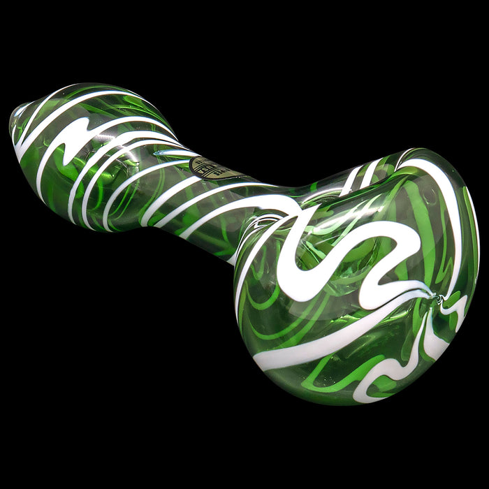 "Warped Space" Color Glass Hand-Pipe