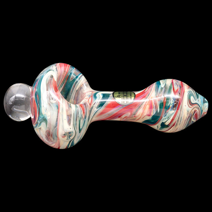 Marble Melt Magnifier Spoon Glass Pipe