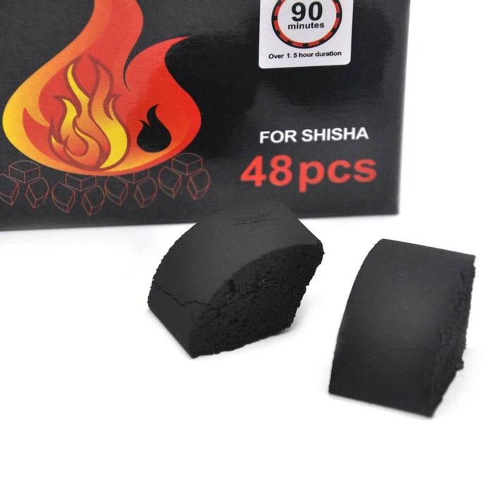 "ReCoCo Burn" Cocoblade Hookah Coals - 48 pcs. - Patientopia, The Community Smoke Shop