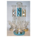 14 Inch Diamond Cut Designer Beaker Bong - Thick Glass 7mm - Olde Smoke Shop