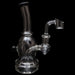 Glassic Curved Body Dab Rig with Colored Accents - Olde Smoke Shop
