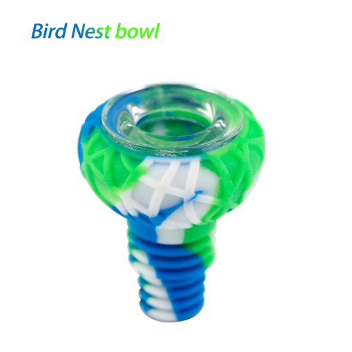 Waxmaid 14mm / 18mm Bird Nest Silicone Glass Bowl