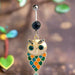 "Esmalte Owl" - Belly Button Ring - Patientopia, The Community Smoke Shop