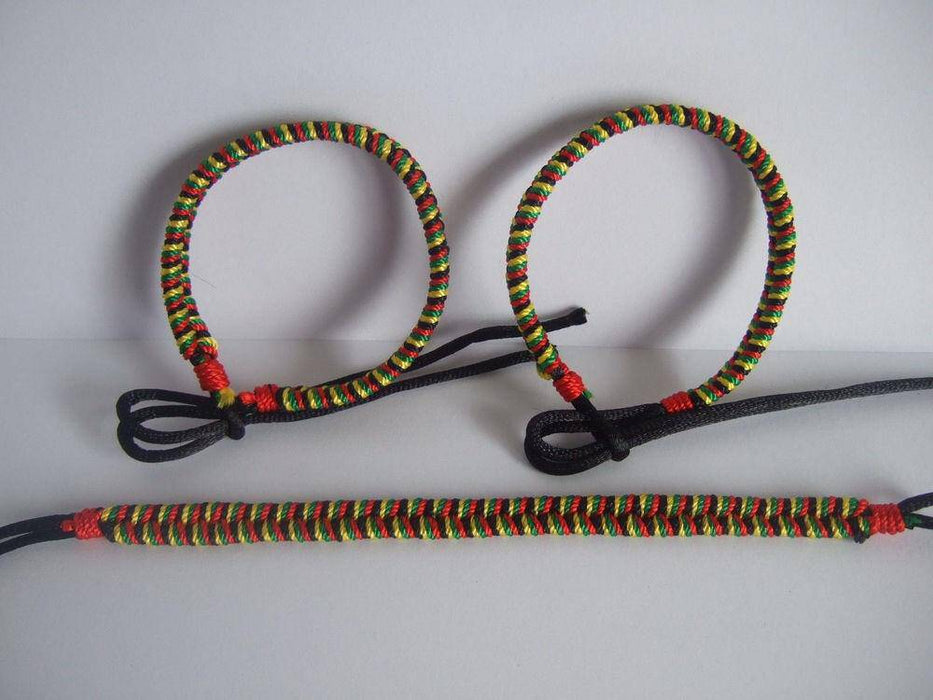 Mixed Rasta Friendship Bracelets - 10ct - Patientopia, The Community Smoke Shop