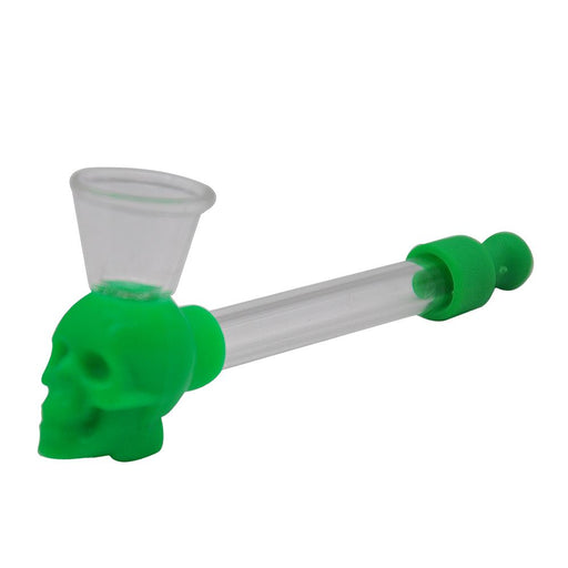 “Silicone Skull” Pipe - Patientopia, The Community Smoke Shop