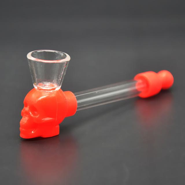 “Silicone Skull” Pipe - Patientopia, The Community Smoke Shop