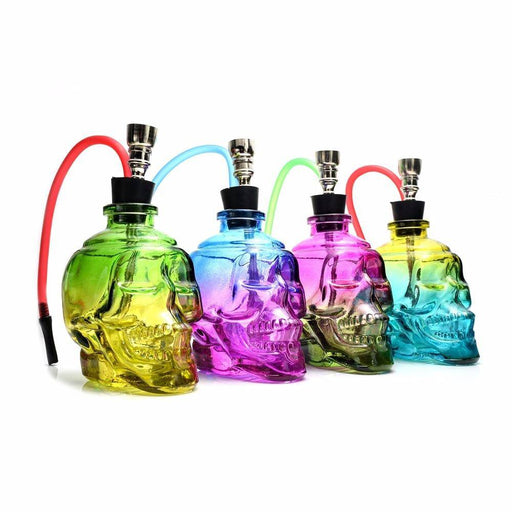 “Glassy Skull” Hookah - Patientopia, The Community Smoke Shop