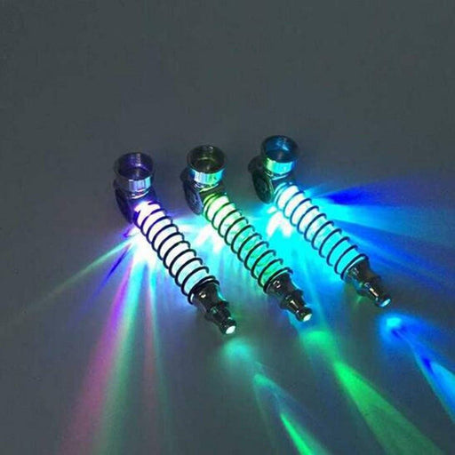 LED Pipe - “Metal Lights” - Patientopia, The Community Smoke Shop