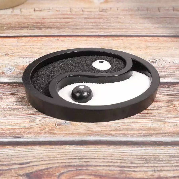 Sand Incense Holder - “Yin-Yang” - Patientopia, The Community Smoke Shop