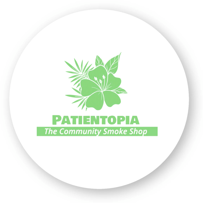 Patientopia "Stick & Go" Logo Sticker - Patientopia, The Community Smoke Shop