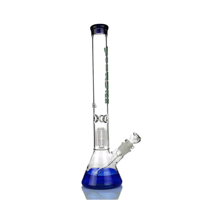 Glass Beaker Bong with Tall Ships Design 20" Made in Usa