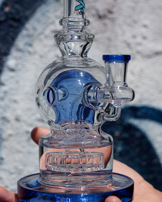 9" AFM Swiss Shower-Head Perc Glass Dab Rig