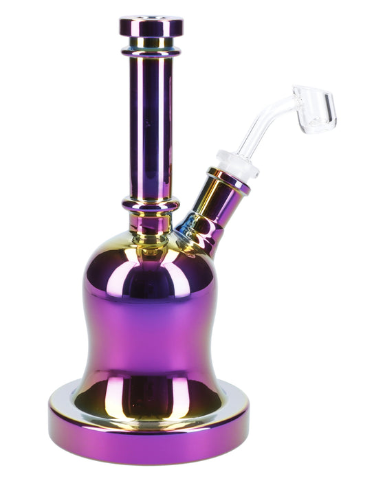 Dab Rig w/Quartz Bell-Shaped-Assorted-8.8in