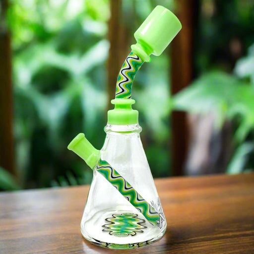 8.5" AFM Reversal Wig Wag Power Glass Beaker Bong - Olde Smoke Shop
