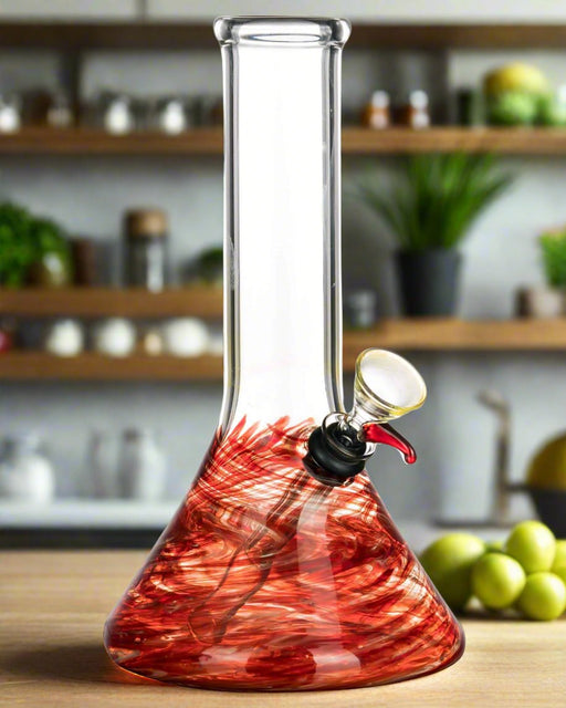 8" Mathematix Raked Beaker Water Pipe - Olde Smoke Shop