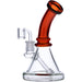 7" Mini Bent Neck Waterpipe - Amber - Olde Smoke Shop