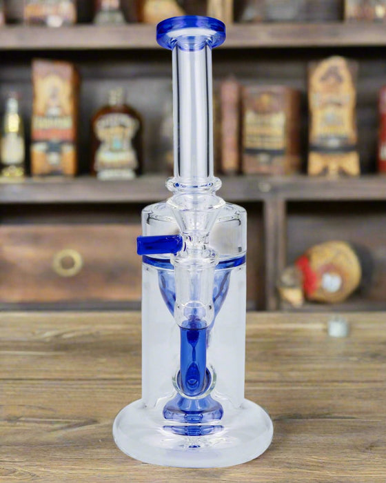 Bent Neck Bong w/Bowl 8-in