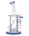"Cloud Nine" Bent Neck Water Pipe - 7in - Olde Smoke Shop
