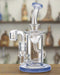 "Cloud Nine" Bent Neck Water Pipe - 7in - Olde Smoke Shop