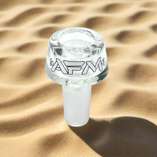 AFM Clear Single Hole Bowl - Olde Smoke Shop