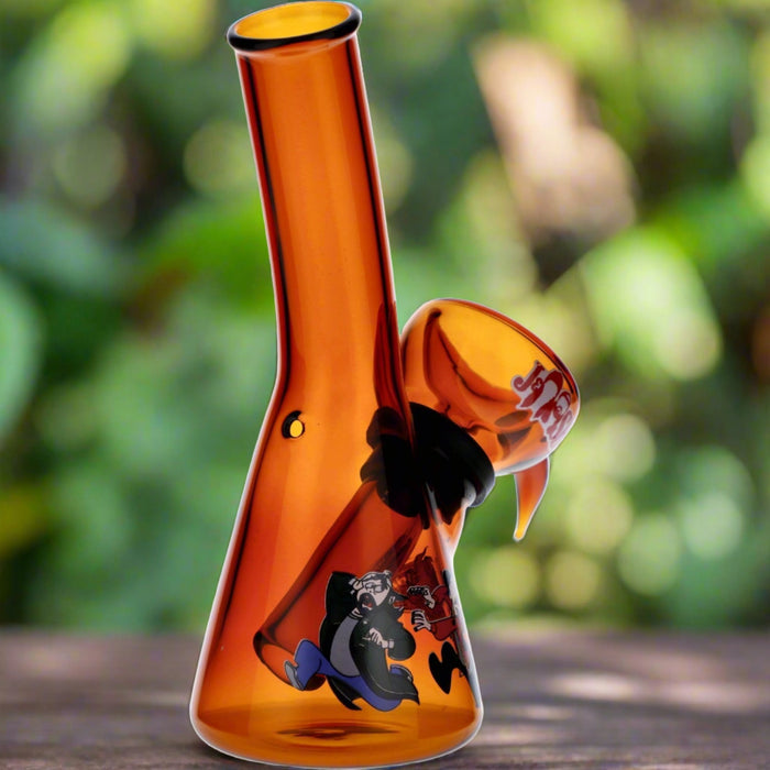 4" Mini Water Pipe - On The Run Orange