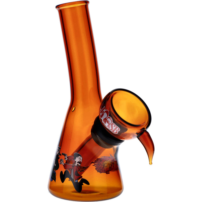 4" Mini Water Pipe - On The Run Orange