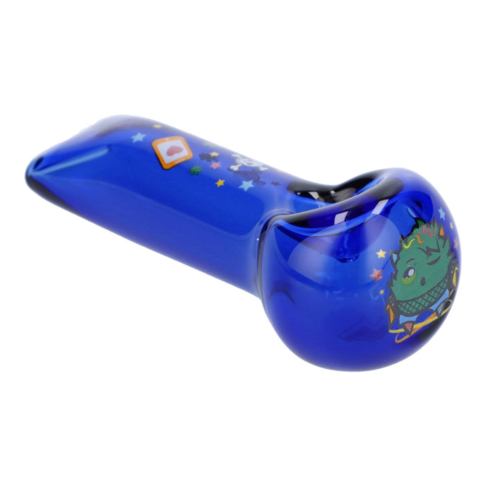 4" Blue Dream Hand Pipe - Transparent Blue